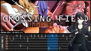 Sword Art Online Op Crossing Field Cover Fingerstyle Cover Tab Sword Art Sword Art Online Online Art