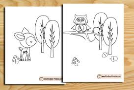 Download this adorable dog printable to delight your child. Free Printable Woodland Animals Coloring Pages Animal Coloring Pages Woodland Animals Farm Animal Coloring Pages