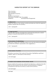 It is important that you adhere to these guidelines. 11 Narrative Report Examples Pdf Examples