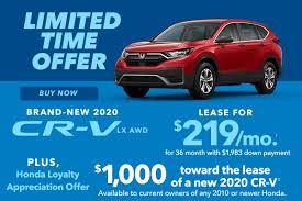 It requires $169 per month and $3,199 at signing. 2020 Cr V Lx Paragon Honda