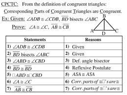 Some of the worksheets for this concept are unit 3 syllabus congruent triangles, chapter 5 congruence, classifying triangles date period, 4 congruence and triangles, unit 4 grade 8 lines. Today In Geometry Go Over Proofs From Hw 5 4 4 Ws Warm Up Learning Goal 4 5 You Will Use Postulates Angle Side Angle And Angle Angle Side To Prove Ppt Download