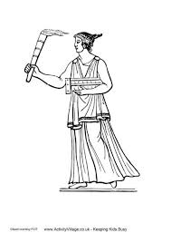 For example, hercules is the roman name for the half mortal/half god hero. Http Www Activityvillage Co Uk Sites Default Files Images Ancient Greeks Torch Colouring Page 460 0 Jp Women In Ancient Greece Ancient Greece Colouring Pages