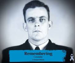 Today, we remember Constable Leonard Rees who died in the line of duty 4  Dec 1956, he was just 27 years💙 Constable Rees was