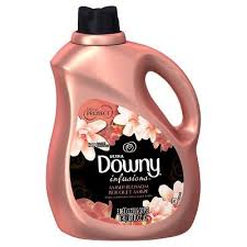My husband and i both have skin allergies and have to use free and clear detergents to wash our laundry. Downy Infusions Amber Bliss Liquid Fabric Softener 81oz Liquid Fabric Softener Downy Infusions Ultra Downy