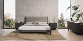 Ethan King Bed , Upholstered Headboard