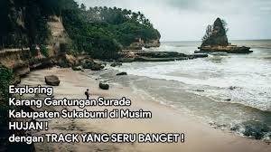 Pantai Karang Gantungan Pantai Tebing Karang Menarik Di Kawasan Surade Ujunggenteng Sukabumi Bubuh Id Sibubuh