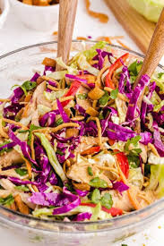 In a large bowl, toss together the shredded chicken, shredded cabbage, and sliced green onions. Chinese Chicken Salad Spaceships And Laser Beams