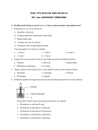 Contoh soal biologi kelas 11 semester 1 dan semester 2 kurikulum 2013 untuk kisi kisi latihan soal uas mid semester berupa soal pilihan ganda dan essay semua bab 1 2. Soal Uts Biologi Kelas Xi Semester 1 Kurikulum 2013