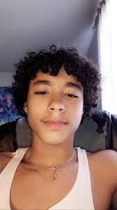 I myself, am 16 years old. Hispanic Cute Boys With Curly Hair 13 Black Novocom Top