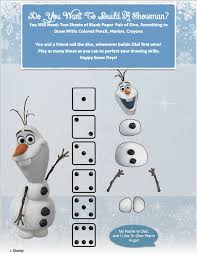 Snow Day Activity For Building Olaf In The Comfy Cozy Of Your Living Room From Up And Up And Wdwdreamin Com Snowman Party Build A Snowman Frozen Party Games