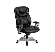 Hercules Series 400 Lb Capacity Big Tall Black Leather Office Chair With Arms Desk Height Rolling Black Leather Office Chair Office Chair Tall Office Chairs