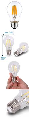 Dc 12v Light Bulb A19 A60 3000k 4w Warm White Led Edison Filament E26 Screw Base Lamp Dc Low Voltage Rv Marine Boat Classi Battery Lights Light Bulb White Lead