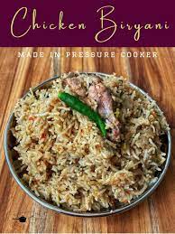 Then take a pressure cooker and place its pan on flame. Pressure Cooker Chicken Biryani Easy Pressure Cooker Chicken Biryani