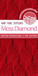 Reversible throw blanket in chocolate brown color. Reversible Knitting Stitches Moss Diamond And Lozenge With Combination Knit And Purl Knittingstitche Knitting Stitches Knit Stitch Patterns How To Purl Knit