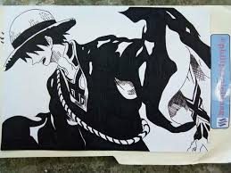Luffy, followed by 100924 people on pinterest. Anime Drawing Challenge One Piece Character Theme Entry 1 Monkey D Luffy A Holloween Edition Steemit