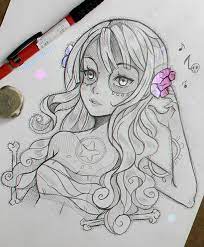 I Try My Best To Hear Your Voice It S Like A Melody I Dwell On It Even Though It S Poison And Your Words A Art Anime Drawings Sketches Art Drawings Sketches