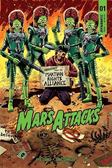 MARS ATTACKS #1 COVER C MARRON – Fun Box Monster Emporium