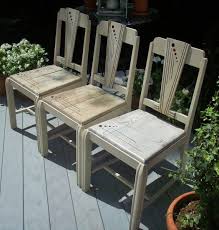 Art Deco Wooden Dining Chairs Vintage Original Stencil Art Wooden Dining Chairs Art Deco Art Deco Kitchen