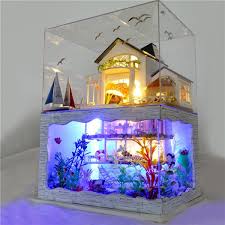 Despite their fight over whose bedroom would be home for the new dollhouse, it brought about some cute imaginative play between the two of them and brought back some. Diy Dollhouse Miniature Model House With Light Cover Shopee Philippines