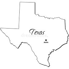 State Of Texas Outline An Illustration Of The State Of Texas Aff Texas State Outline State Illustration Ad Texas Outline Outline Texas