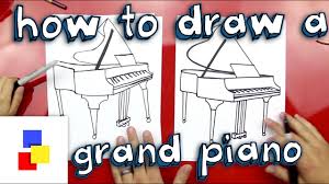 How do you play the piano in photoshop? How To Draw A Grand Piano Youtube