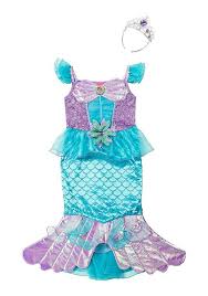 Tesco Direct Disney Princess Ariel Dress Up Costume Princess Ariel Dress Ariel Dress Disney Princess Ariel