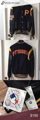 Nwt Pittsburgh Pirates Varsity Jacket Medium Varsity Jacket Jackets Wilsons Leather Jacket