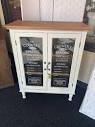 Country Spring Antique Farmhouse Display Cabinet | Hobby Lobby ...