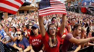 Didn't know they did that. Fifa Women S World Cup Us Celebrates Historic Win Trump Proud Even After Row With Captain