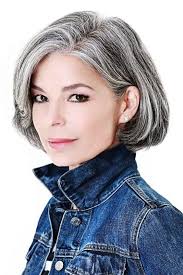 One of the commonest hairstyles for grey hair women with glasses found today too then is the short hairstyles for grey hair over 60 with glasses. Long Bob Haircut For Grey Hair Novocom Top
