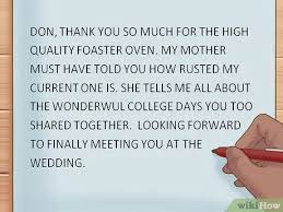 Sep 08, 2016 · who make a list of everyone you need to thank. How To Write A Wedding Thank You Note 15 Steps With Pictures