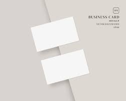 Download a free business card template for excel or microsoft word®. Blank Business Card Mockup Mockup Of Two Horizontal Business Cards Mockup Vector Isolated Template Design Realistic Vector Illustration 2195802 Vector Art At Vecteezy