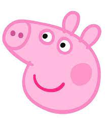 Peppa Pig Face Mask Peppa Pig Pig Face Peppa Pig Birthday Party