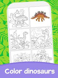 Color pictures, email pictures, and more with these dinosaur coloring pages. Cute Animated Dinosaur Coloring Pages For Android Apk Download