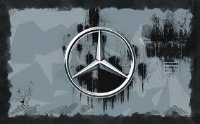 Download Mercedes-Benz grunge logo, 4k ...