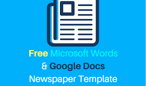 This newspaper template google docs is very simple. 25 Free Google Docs Newspaper And Newsletter Template For Classroom And School Edutechspot