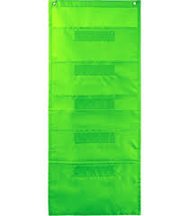 File Folder Storage Lime Pocket Chart