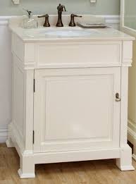 Many dressers are free standing and require. 30 Inch White Single Sink Bathroom Vanity With Marble