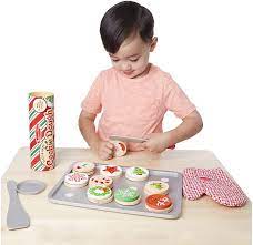 Find melissa & doug at early learning centre. Melissa Doug Slice Bake Christmas Cookie Play Set Pretend Play Play Food 3 Gift For Boy Or Girl Amazon Co Uk Toys Games