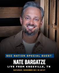 Looking forward to having comedian & No. 1 Vanderbilt Football fan Nate  Bargatze join us this Saturday ⚓️