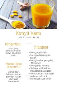 Demikian cara membuat jamu kunyit asam tradisional. Manfaat Jamu Kunyit Asam Berita Smp Puri Artha