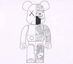 Find lots of easy and adult coloring books in. Originalfake Kaws Dissected Companion Be Rbrick Tee Drawings Cartoon Tattoo Kaws Sketch