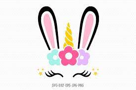 Download Bunny Unicorn Svg Files Easter Unicorn Svg Easter Svg 218518 Svgs Design Bundles