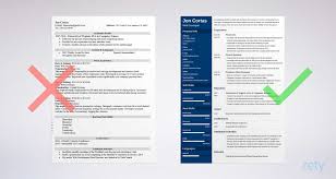 Modern Resume Template Format 18 Examples For 2021