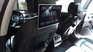 Audi A6 Koltuk Kafalik Monitor Newfron Nf 118 Android 12 Inc Usb Medya Player Uygulamasi Youtube