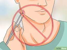Treatments for men are mostly for the neck since beard shaving leads to razor burn, razor bumps and rashes. 3 Ways To Treat Infected Ingrown Hair Wikihow