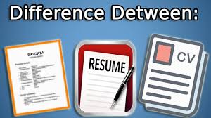 It is an old fashioned terminology for resume and cv. Difference Between Bio Data Resume And Cv In English Job Interview Tips Youtube