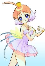 ahiru (princess tutu), princess tutu (character), princess tutu, highres,  1girl, ahoge, backless dress, backless outfit, ballerina, bead bracelet,  beads, blue eyes, blush, bracelet, crown, detached sleeves, dress,  feathers, hand on own chest,