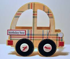 After pasting all the cardboard pieces, our remote control car is now ready. The Cutting Cafe Funny Car Shaped Card