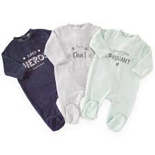 Combinaisons en pilou pilou, ensembles pyjama à motifs, pyjashorts. Soldes Pyjamas Bebe Pas Cher En Stock